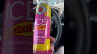 SPARKLING ICE STARBURST STRAWBERRY DRINK REVIEW [upl. by Strephon]