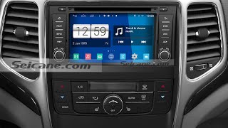 HD touch screen 2011 2012 2013 Jeep Grand Cherokee cd radio navigation system with iPhone aux input [upl. by Dibri]