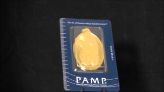 Pamp 1 Ounce Oval Gold Investment Bar 9999 [upl. by Esiuole]