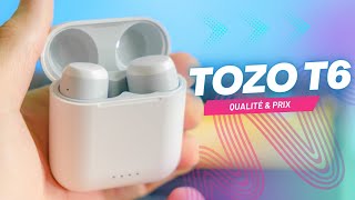 TOZO T6Airpods Bon rapport QualitéPrix [upl. by Ilyak687]