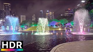 KLCC Park Water Fountain Light Show  Kuala Lumpur Hello 2024 [upl. by Emory309]