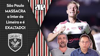 quotO São Paulo MERECE ELOGIOS METEU 5 e DÁ PRA NOTAR quequot GOLEADA na Inter de Limeira é EXALTADA [upl. by Laehctim]