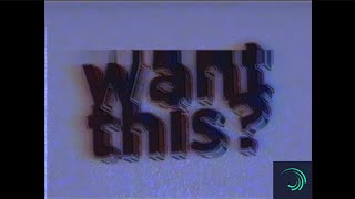 Alight Motion VHS Effect Tutorial [upl. by Elgar]