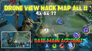 DRONE VIEW UPDATE HACK VIEW FULL MAP  SAFE MAIN ACCOUNT [upl. by Noreg]