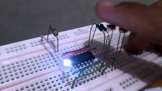 control led using ic 4081 [upl. by Fabi]