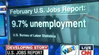 US Unemployment Rate Feb 2010 [upl. by Arda264]