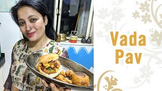 Vada Pav Recipe  Tasty and Easy  Samta Sagar [upl. by Vanna284]