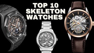 10 Best Skeleton Watches  The Luxury Watches [upl. by Hubey]