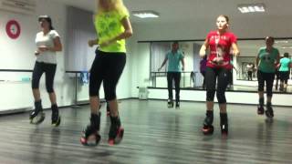 Exercises 2013  Kangoo jumps workout  fitness club 99  buftea  romania [upl. by Oderfliw405]