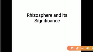 Rhizosphere and its significance Environment Microbiology [upl. by Kind]