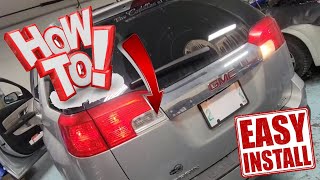 2009 Gmc Terrain Reverse Light Bulb Replace Quick FiX Easy Procedure repair mechanic [upl. by Yeslaehc]