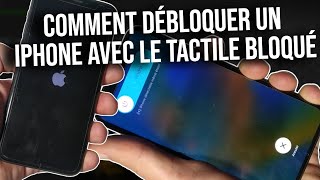 Comment débloquer un iPhone avec le tactile bloqué [upl. by Charlet]