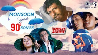 90s Monsoon Love Hits  Bollywood Monsoon Special  Baarish 90s Songs  Barsaat Song  Hindi Song [upl. by Htenek]