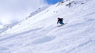 Skifahren lernen auf hügeligenbuckligen Pisten für Einsteiger [upl. by Nitaf]