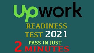 Upwork Readiness Test 2021 Answers [upl. by Katina71]