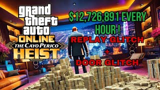 After New Update Tutorial replay glitch and door glitch Cayo Perico Heist PCCONSOLE GTA ONLINE [upl. by Enomaj]