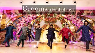 Grooms friends dance performance  Naacho naacho Malhari Khalibali songs  fun cinematic video [upl. by Mhoj]