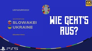 Slowakei  Ukraine EURO 2024 ⚽️ I 2 Spieltag der Gruppe E 🏆 Das Orakelspiel Deutsch 4K [upl. by Aihtebat]