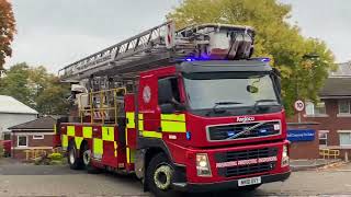 Tyne and Wear Fire and Rescue Service E03 Gosforth ALP Turnout [upl. by Lemieux]