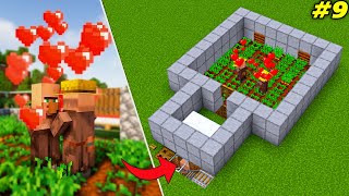 My EASY AUTOMATIC Villager Breeder Farm🥰  Minecraft Survival Series Episode 9 [upl. by Ajad]