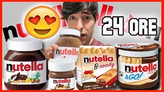 🍫 Mangio per 24 ORE SOLO NUTELLA  PEPIYOS 🍫 [upl. by Leagiba]