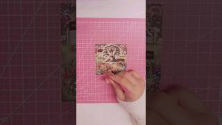 DIY ASMR 🌺 Miracle happens all the time❤️ scrapbooking journal asmr diy handmade craft simple [upl. by Nilok193]