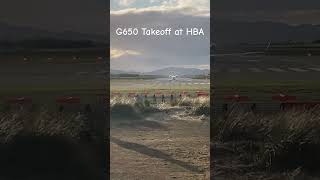 G650 takeoff at HBA [upl. by Aleck]