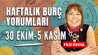 FİLİZ ÖZKOL İLE HAFTALIK BURÇ YORUMLARI  30 EKİM  5 KASIM [upl. by Gratianna]