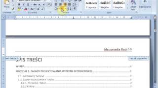 Nagłówki i stopki  Profesjonalne formatowanie [upl. by Hedgcock]