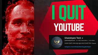 GHANSYHAM TECH QUIT YOUTUBE CHANNEL   ART OF OPTION LEARNING [upl. by Lareneg]