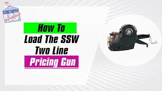 Mastering Pricing Guns How to Load the SSW Two Line [upl. by Roche678]