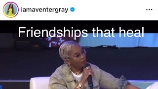 Letoya Luckett Shouts out her friend Aventer Gray that carried her 🤞🏾🖤🥹 [upl. by Mcgray]