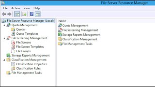 FSRM Window Server 2012R2 Part 4 Configure File Screening [upl. by Llerrut977]