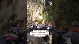 Rivolgi un pensiero silenzioso alla Madonna di Lourdes Tocca limmagine e scrivi Amen [upl. by Adnomar411]