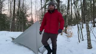 Basecamp series making a tent out of a tarp redemption [upl. by Cosenza]