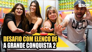 KADU E MARCIA BARROZ X LUIZA E ANA K NO QUIZ SOBRE A GRANDE CONQUISTA 2  SelfieService [upl. by Haneen]