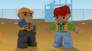 Big Construction Site  LEGO DUPLO  10813  Product Animation [upl. by Nikolos]