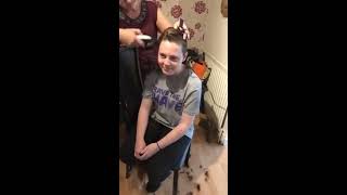 Brave the shave 2018 2 long shave grade 2 head shaves [upl. by Llenel]