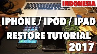 CARA RESTORE IPHONE 567IPADIPOD TUTORIAL [upl. by Ackerley]