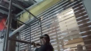 POLYCARBONATE motorized rollup door [upl. by Beaudoin]