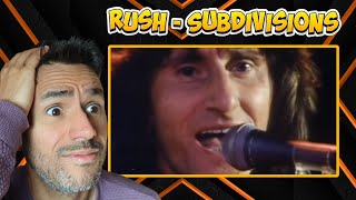 First Time Hearing Rush  Subdivisions REACTION WRITER REACTS [upl. by Ihdin]