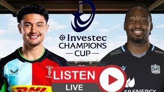 HARLEQUINS vs GLASGOW WARRIORS Investec Cup 2024 Live Commentary [upl. by Seraphine]