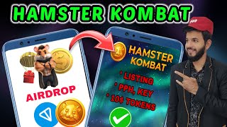 Hamster Kombat Airdrop Listing Withdrawal🪙 Pph and key  Hamster kombat withdrawal and 10b [upl. by Mitran]