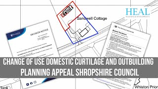 Change of Use To Domestic Curtilage and Two Storey Outbuilding Shropshire Council Planning Appeal [upl. by Leighton54]