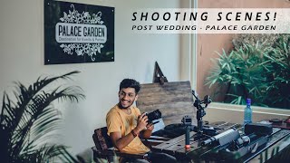 Behind the scenes  Postwedding shoot at Palace Garden Kapu [upl. by Tollman]