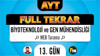 MEB Biyoloji Kitabı Biyoteknoloji Taraması F10 Full Tekrar Kampı [upl. by Josephina720]