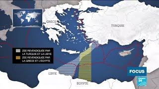 Grèce  Turquie  escalade des tensions en Méditerranée orientale [upl. by Ahsilak]