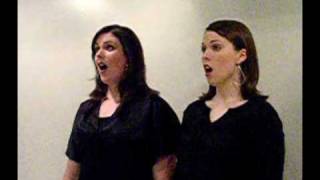 Sister Duo Sings quotPie Jesuquot Acappella [upl. by Assiluy]