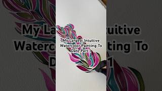 Large Intuitive Watercolor Painting Session Part 1 with Jessica Young Art watercolor intuitiveart [upl. by Gerard329]