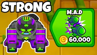 How STRONG is this 60000 Dartling Gunner in Bloons TD Battles 2 [upl. by Uela]